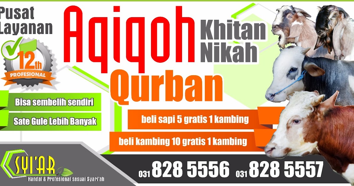 Spanduk Jual Beli Kambing desain banner kekinian