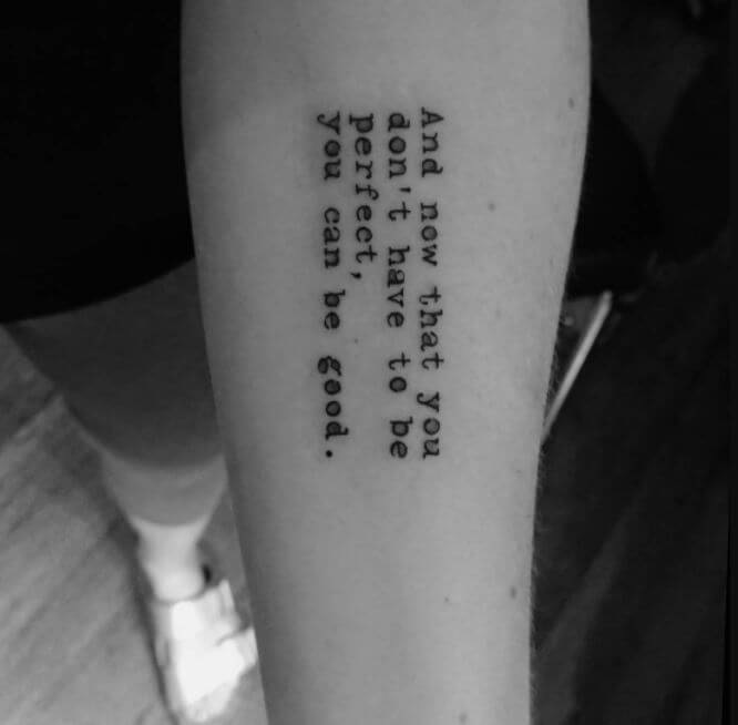 50 Best Quote Tattoos For Men & Women (2018) TattoosBoyGirl