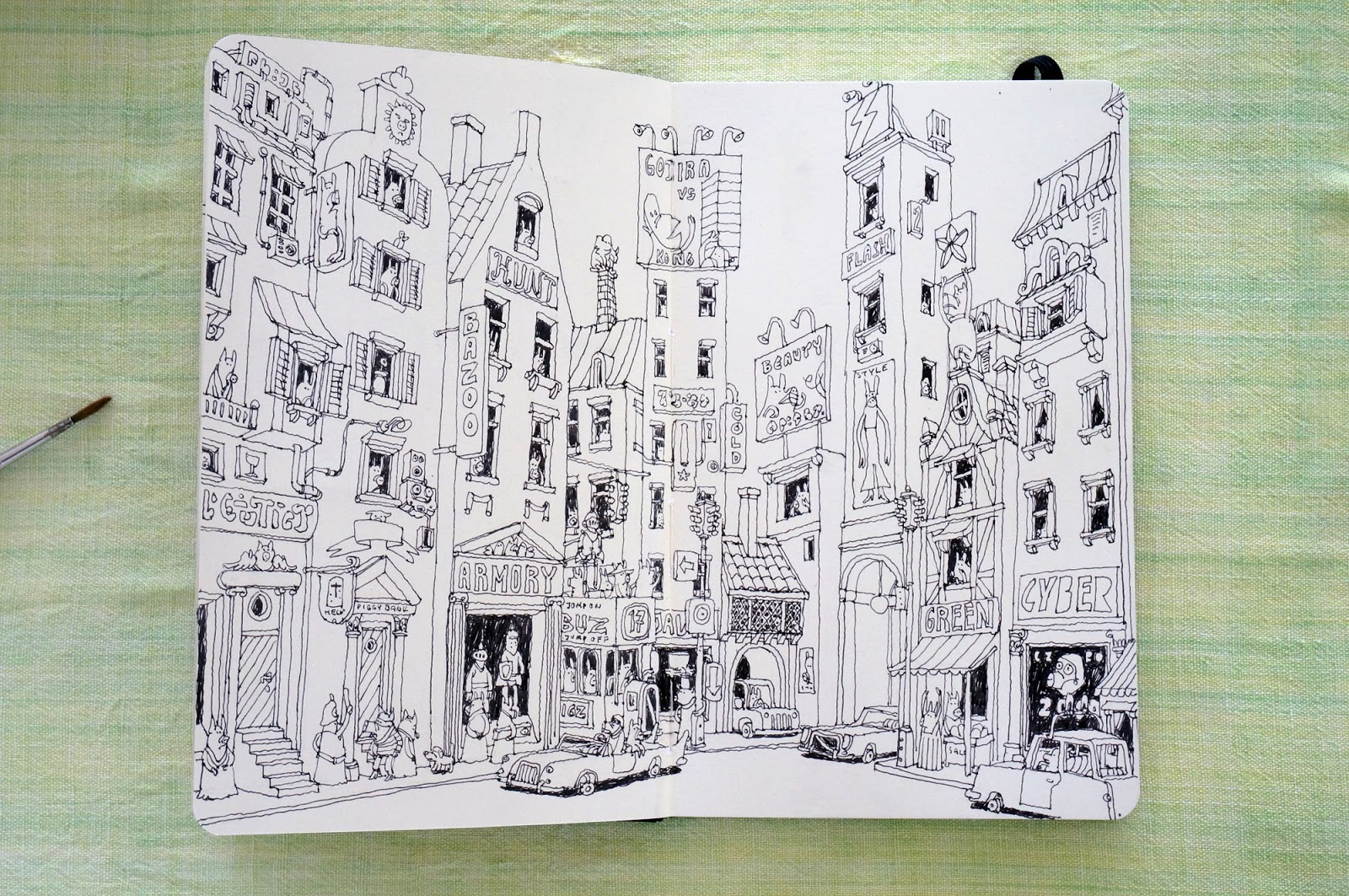 Mattias Inks: Drawing gum
