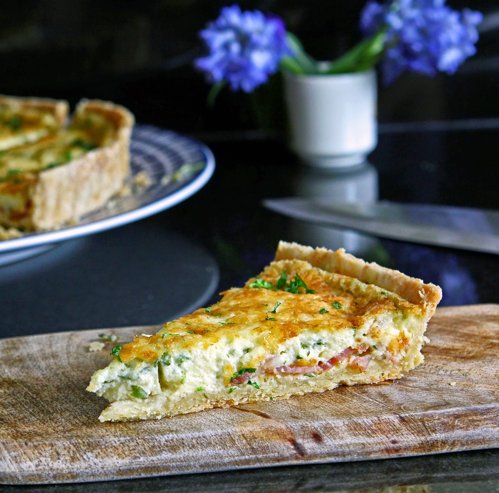 Gluten Free Alchemist Cheddar, Gruyere & Bacon Quiche gluten free