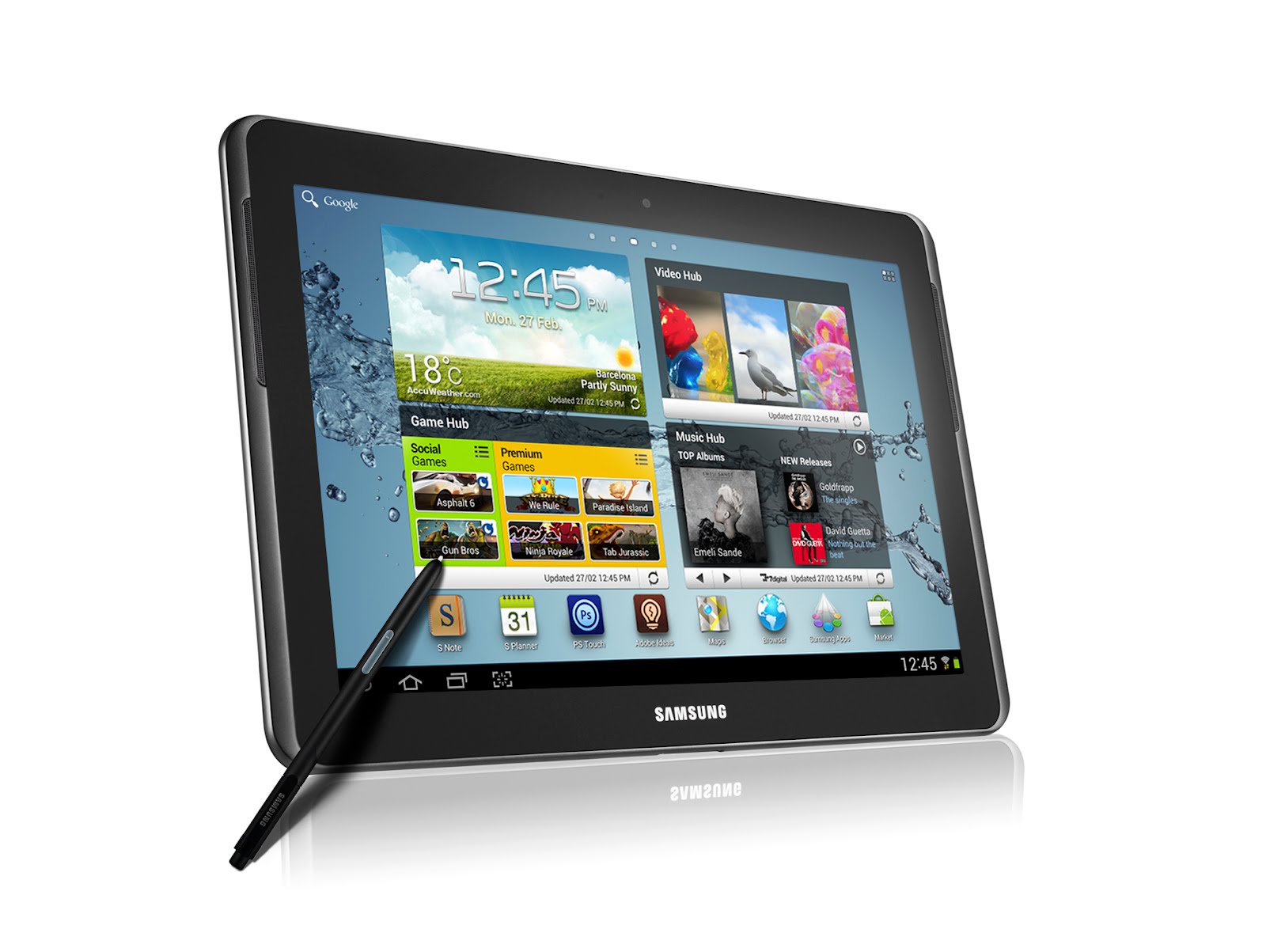 Samsung Galaxy Note 10.1 Ponsel HP