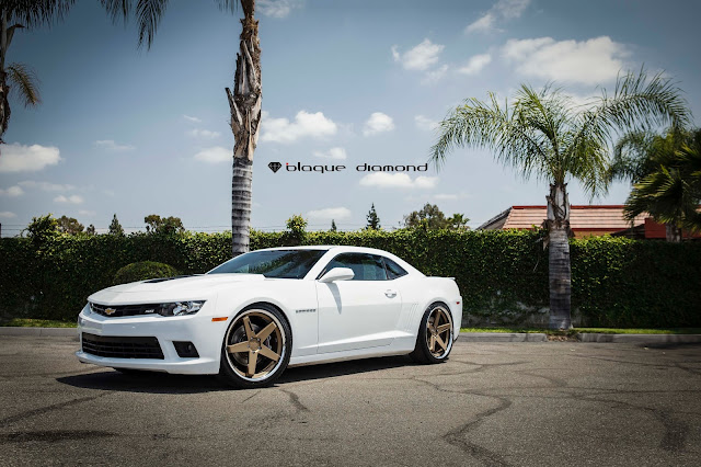 2014 Chevy Camaro SS Fitted With 22 inch BD-21’s in Bronze - Blaque Diamond Wheels