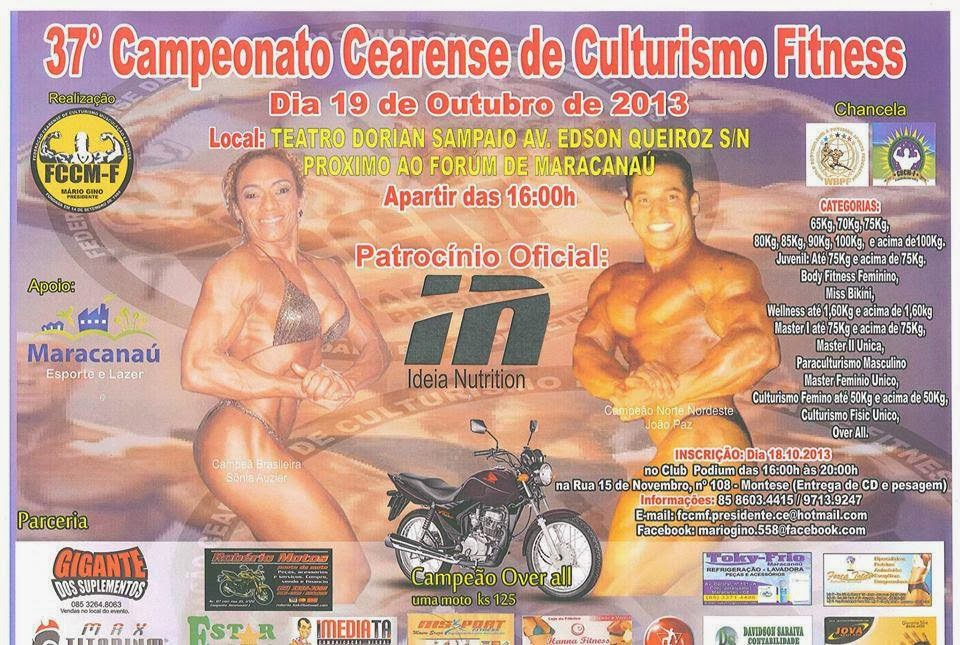 37o. Campeonato Cearense de Culturismo Fitness