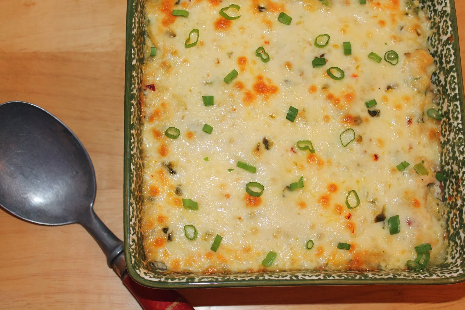 Savory Moments Creamy jalapeno spaghetti squash and chicken bake