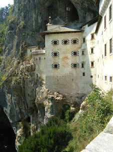 A View of Prejama Castle in Slovenia.