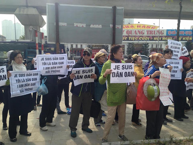 Dân oan chống bạo quyền cs cưỡng chế đất  HN3