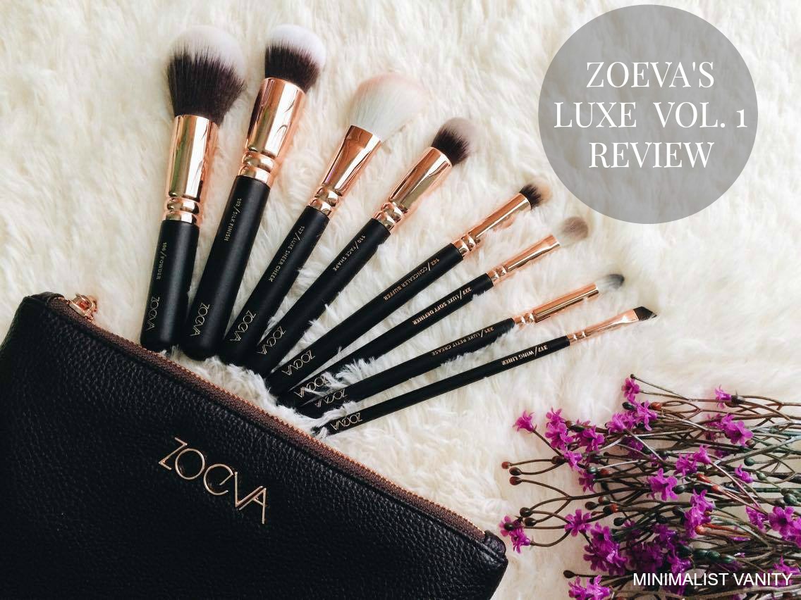 ZOEVA luxury rose gold vol.1 brush set review All About Beauty