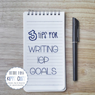 Tips for writing IEP goals
