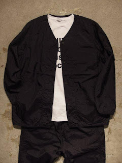 NEPENTHES PURPLE LABEL "Packable V Neck Jacket & Packable String Easy Pant - Nylon Washer"