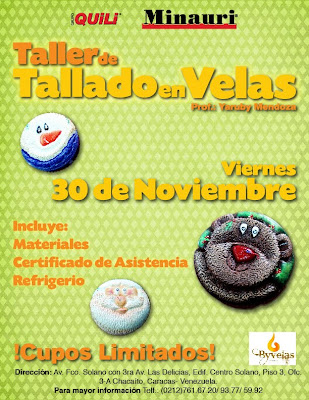 Curso - Taller de Tallado de Velas 2012