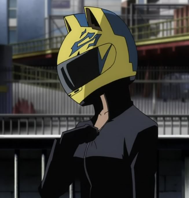 Celty is a Dullahan from the Ireland. 
