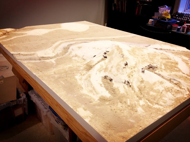 1000 Foot General: Making Terrain Boards Part 5: Dirt and Stone