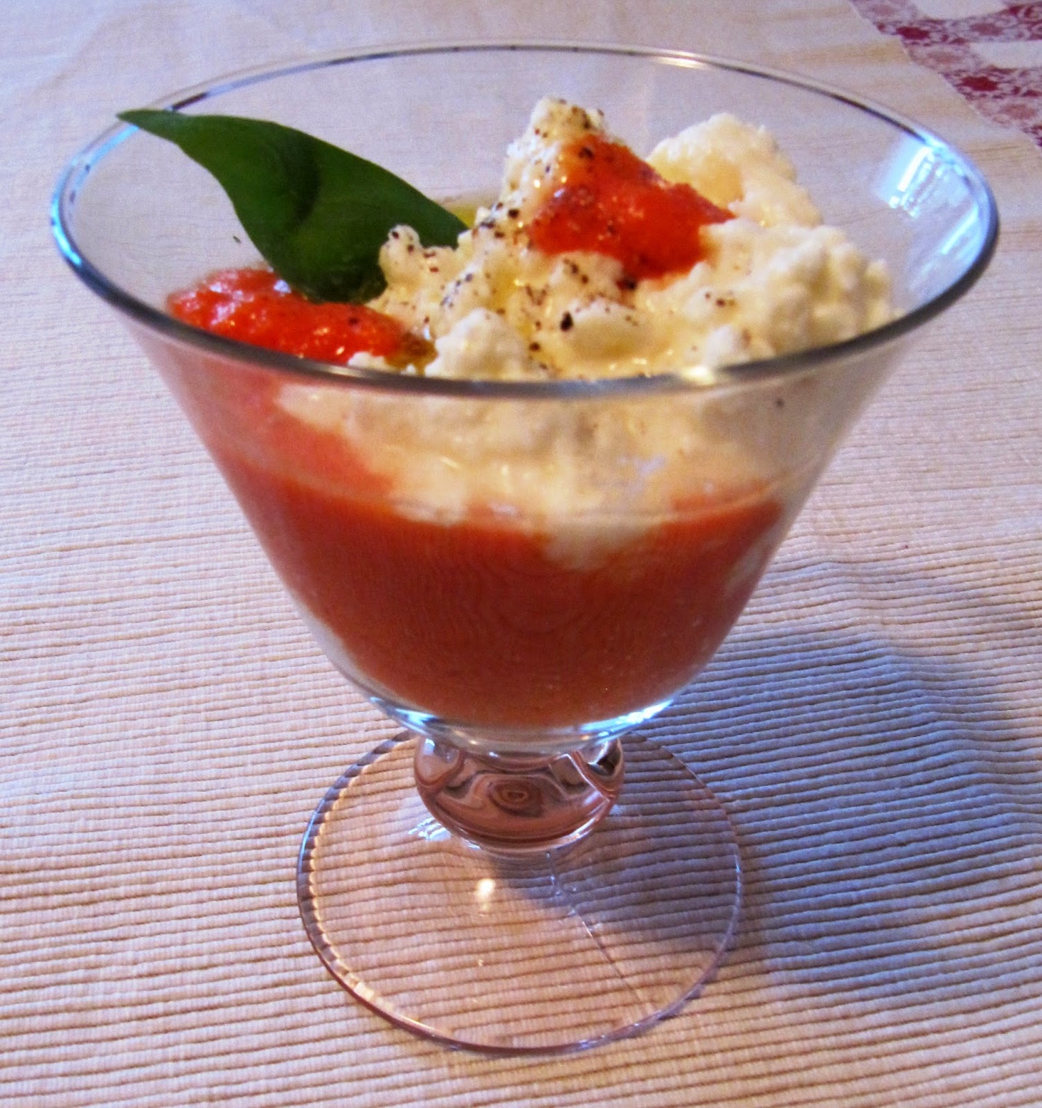 il gusto e il giusto Caprese al cucchiaio un antipasto elegante