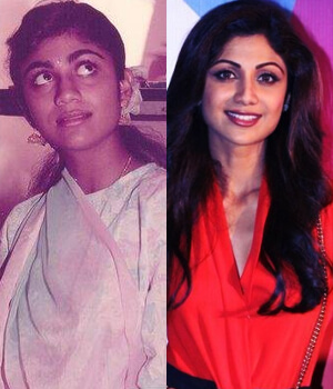 Shilpa Shetty, Before and After Photo