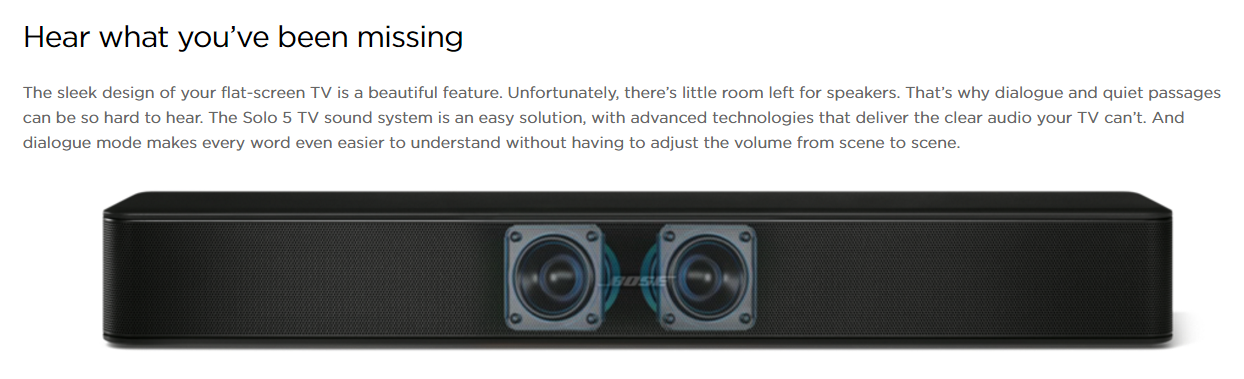 costco bose solo soundbar