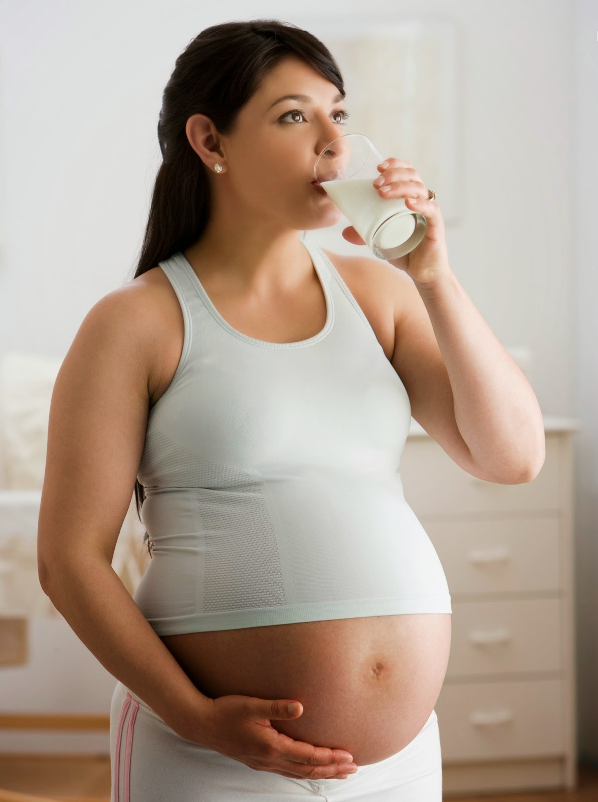 Pregnant Woman Milk 63