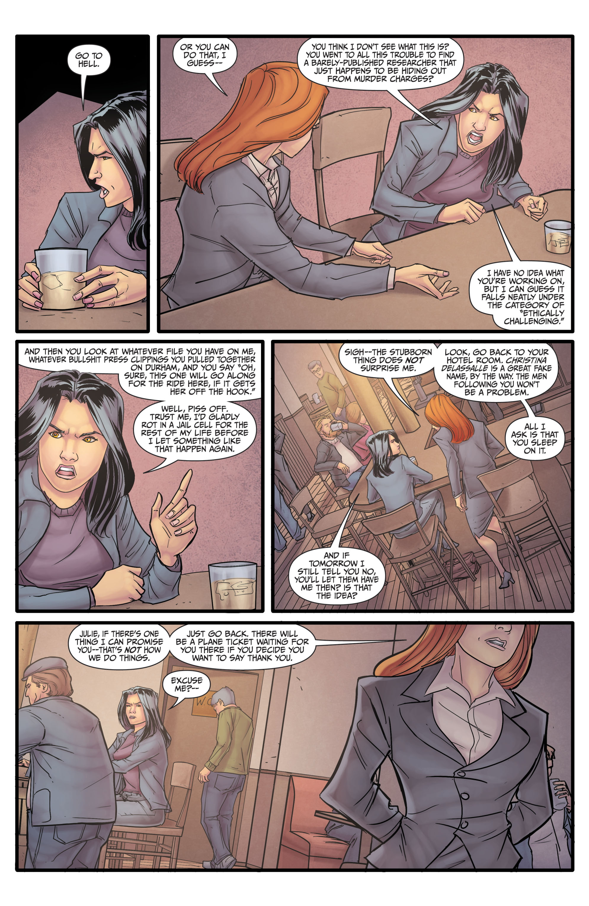 Read online Morning Glories comic -  Issue #6 - 12