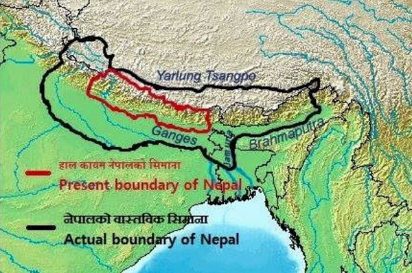 Real Map Of Nepal Real Map Of Nepal. Every Nepalese Should Know. - Hetauda Seropero