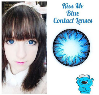 Chiffon Blue Contact Lenses at www.ohmylens.com