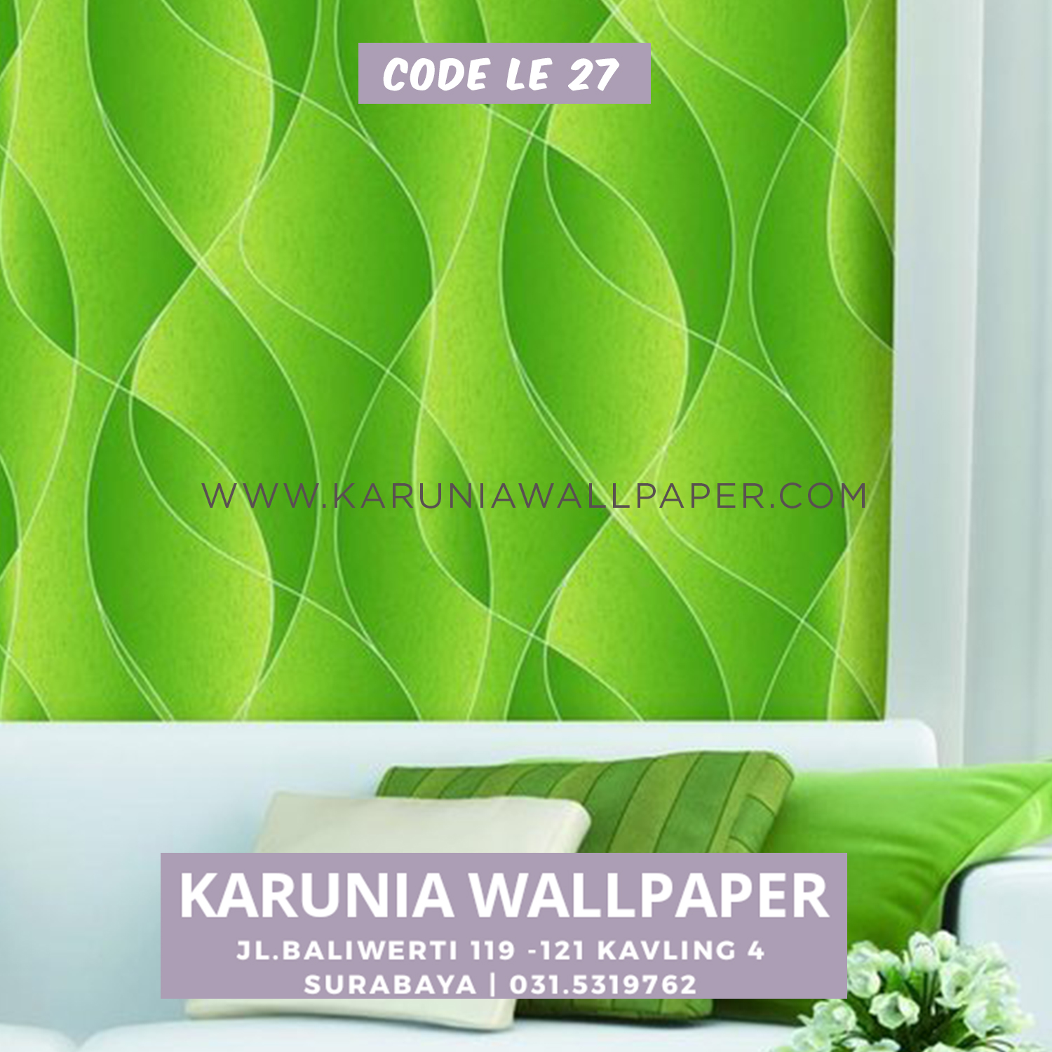 jual wallpaper dinding karunia surabaya