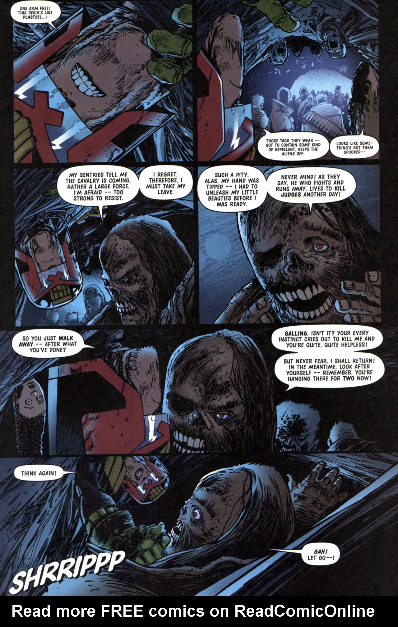 Read online Judge Dredd Vs. Aliens:  Incubus comic -  Issue #4 - 7