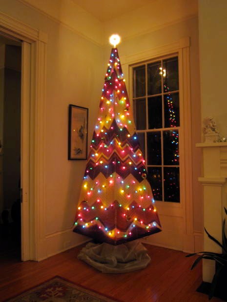 The Art Of UpCycling Christmas Trees Made From Recycled Materials  A