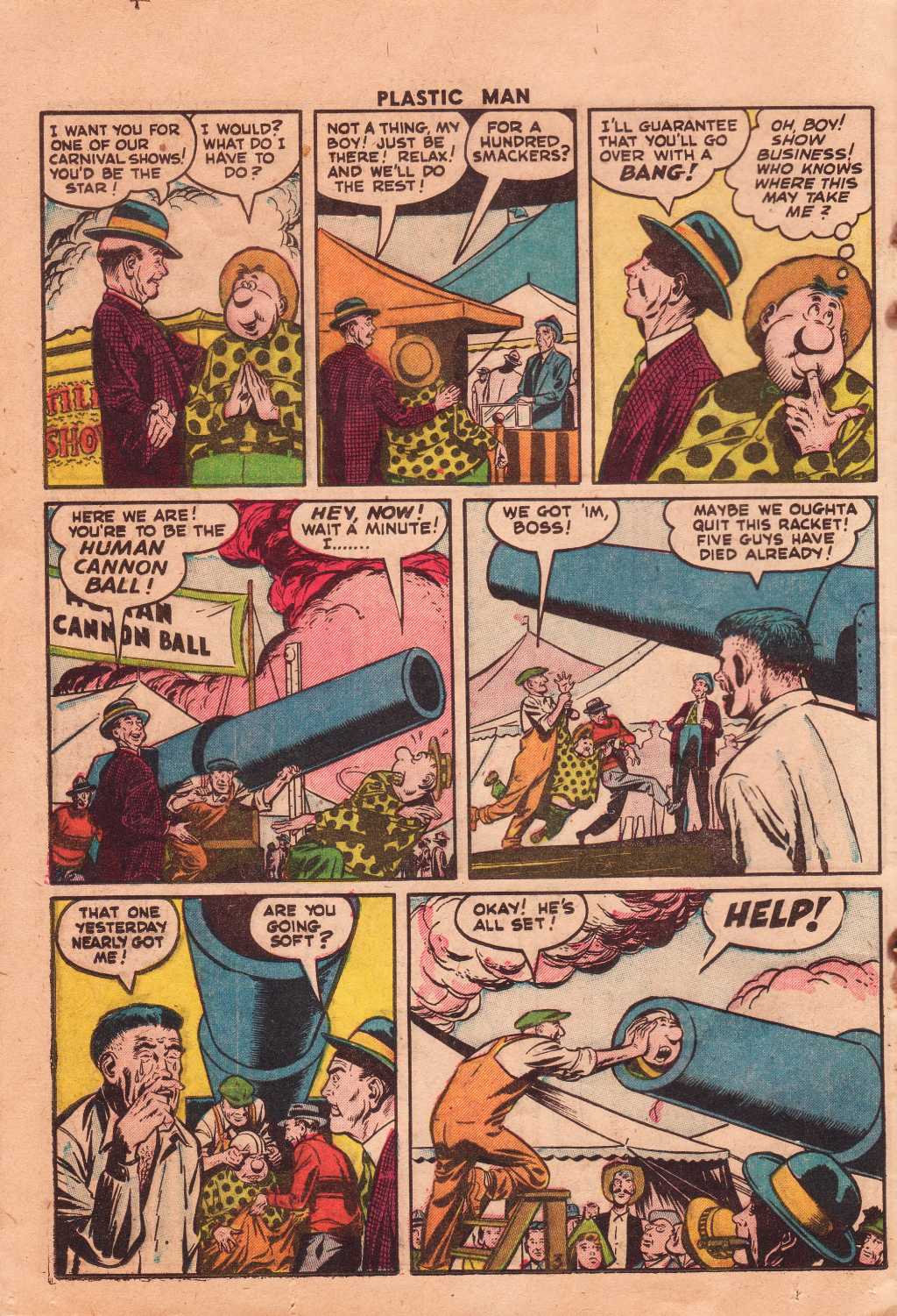 Read online Plastic Man (1943) comic -  Issue #41 - 17