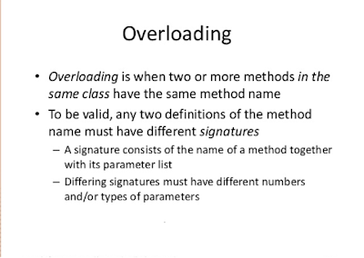 Difference Between Overloading and Overriding in Java