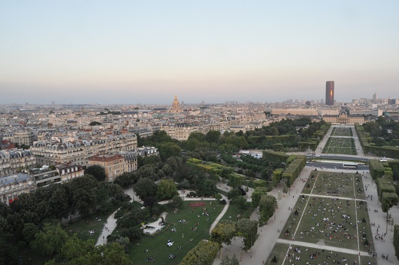 Vista panorámica de París desde la Torre Eiffel Vista panorámica de París desde la Torre Eiffel