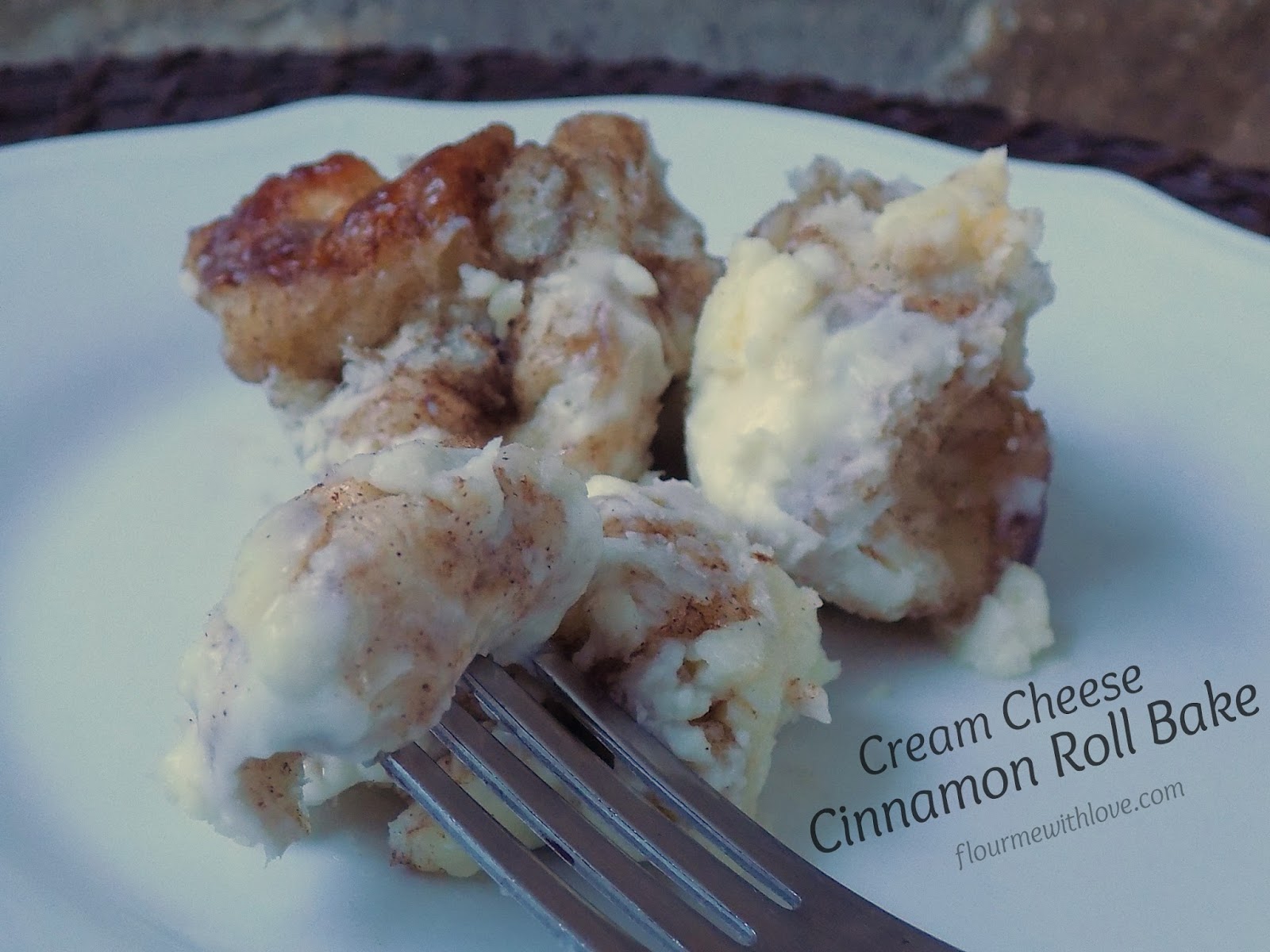 Cream Cheese Cinnamon Roll Bake | Flour Me With Love