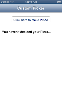 iOS custom UIPickerView Pizza Selection