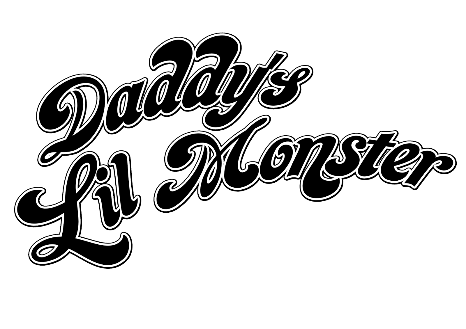 Gothams Clown Queen ♢: Resource - Daddy&rsquo;s Lil Monster Printable Graphic