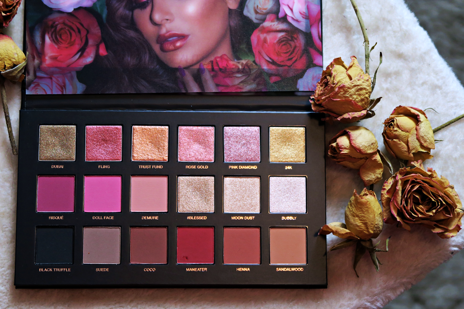 Huda Beauty Rose Gold Remastered Detailed Review Make Up Look