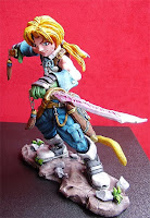 Zidane Tribal Action Figure Orme Magiche final fantasy 9 Zidane Tribal Action Figure modellini videogames da colorare fatte a mano artigianato