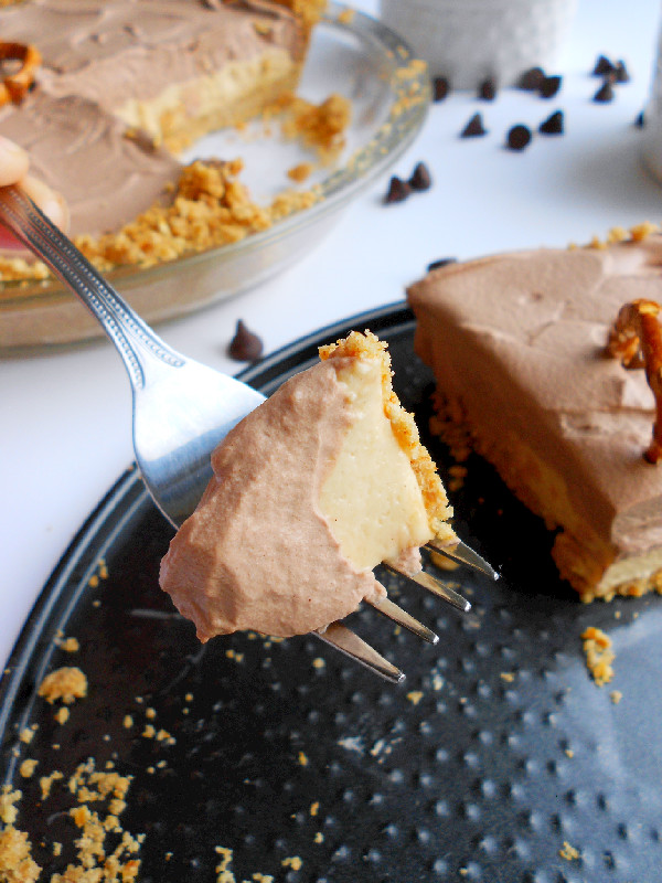 NoBake Chocolate Peanut Butter Pretzel Pie Confessions of a