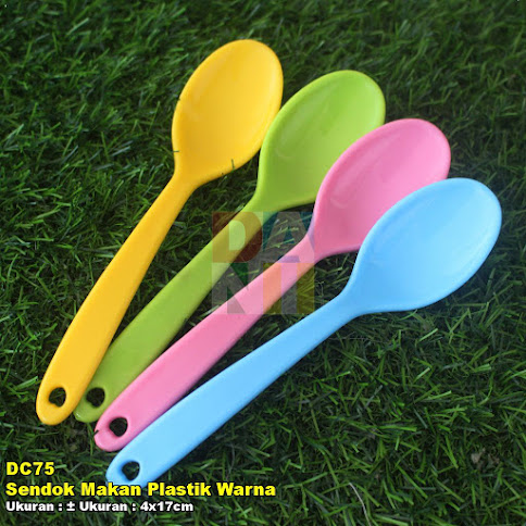 Sendok Makan Plastik Warna