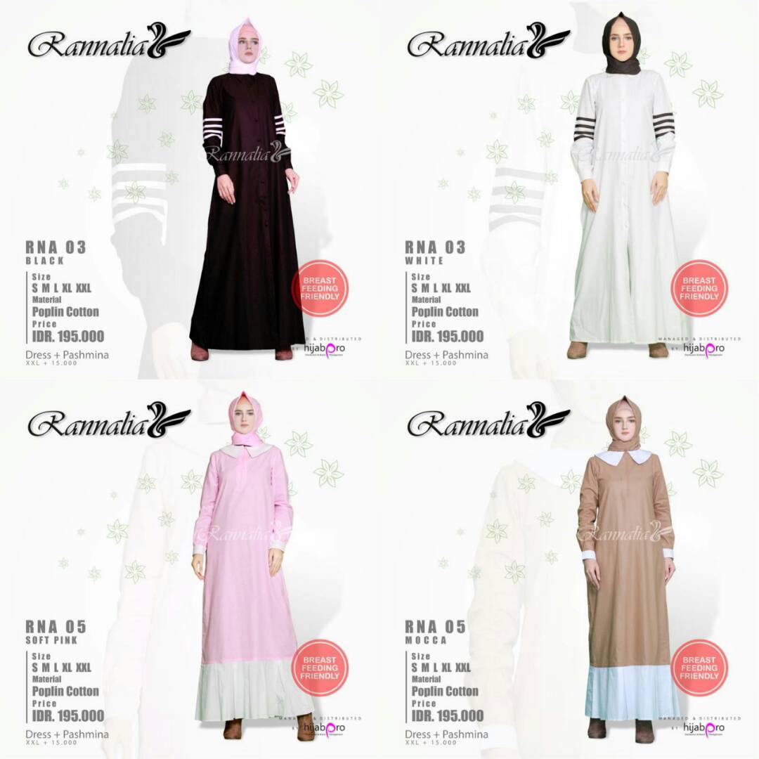 koleksi gamis modern rannalia rna 03 05 koleksi gamis modern rannalia rna 03 05