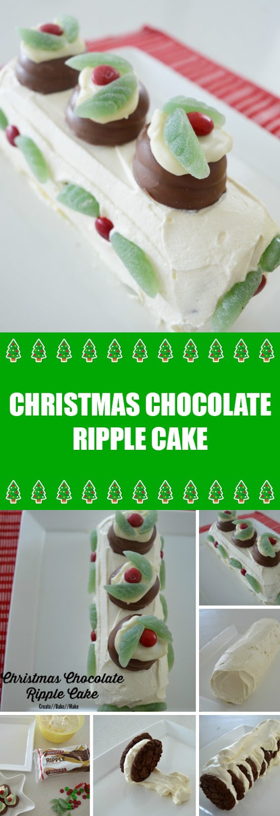 Christmas Chocolate Ripple Cake Christmas Chocolate Ripple Cake