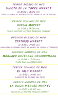 En estos Market Artesanales encontrarás próximamente los productos de  Magic Party: