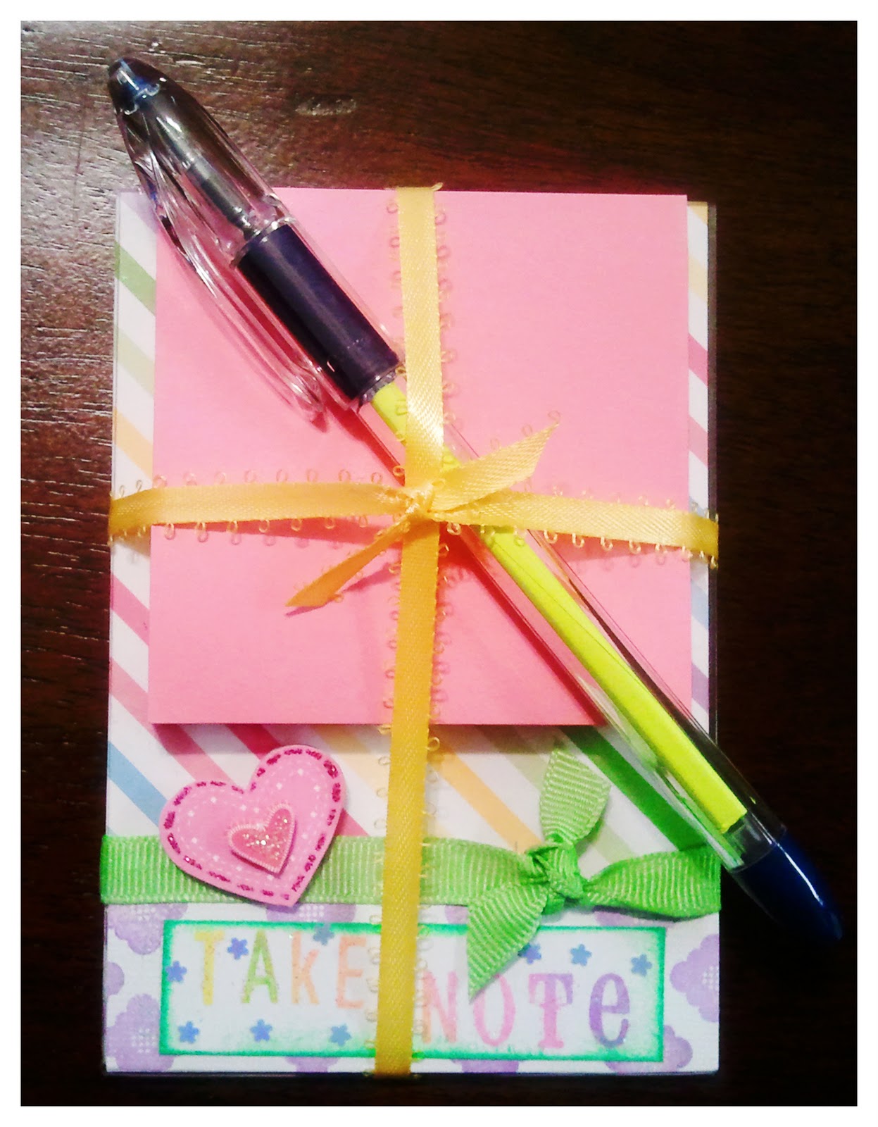 KrissyBoo Creations Cute, Crafty, and Creative Acyrlic Note