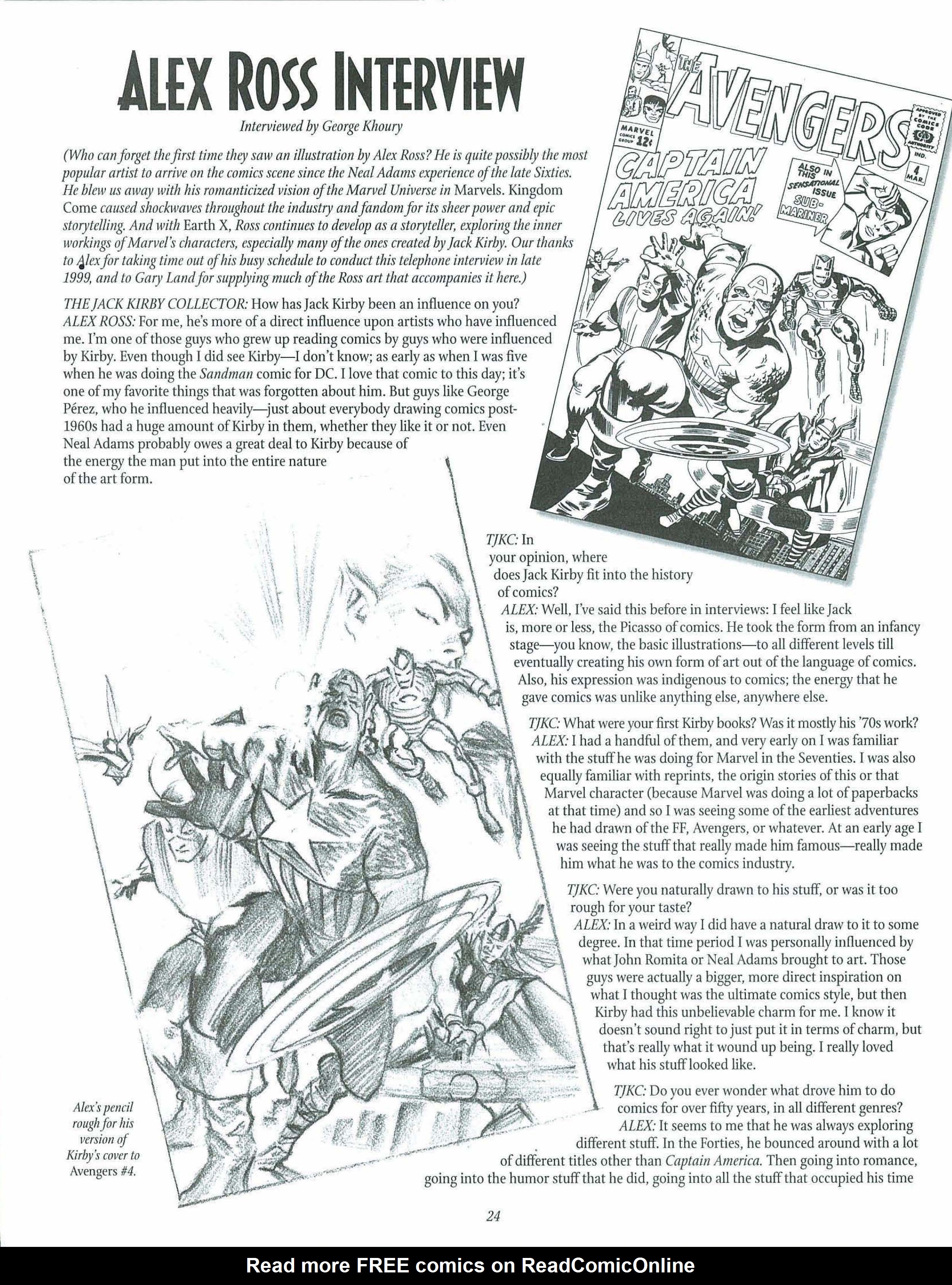 Read online The Jack Kirby Collector comic -  Issue #27 - 58