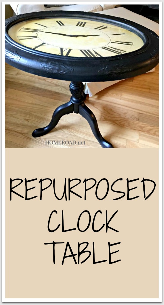 Making a Repurposed Clock Table