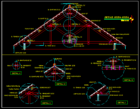 Gambar Kerja Kuda Kuda Baja Ringan Tempat Berbagi Gambar