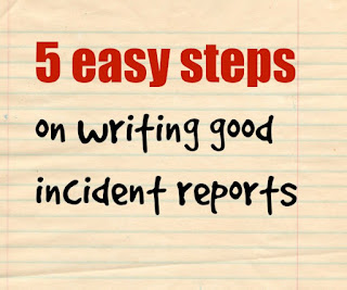 incident report writing tips An incident investigation your company has just experienced an incident resulting in an unintentional injury to a worker complete the investigation report. incident report writing tips An incident investigation your company has just experienced an incident resulting in an unintentional injury to a worker complete the investigation report.