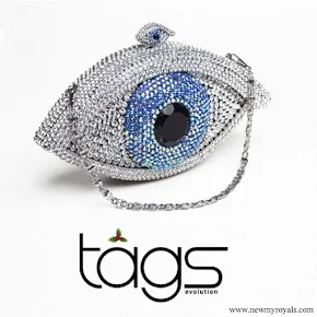 Princess Mette Marit carried Tágs Evolution Swarovski Crystal Eye Clutch