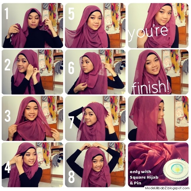 Model Jilbab Untuk Wajah Bulat Indah Model Jilbab Untuk Wajah Bulat Indah