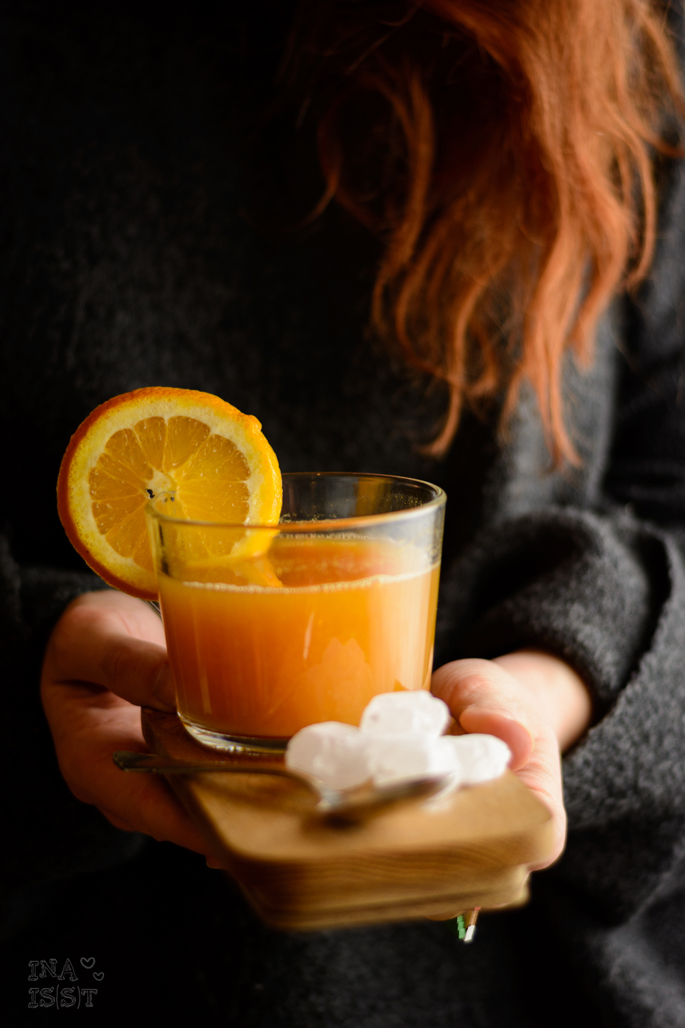 Ina Is(s)t: Winterlicher Orangenpunsch mit Rum und Kandis von Diamant ...