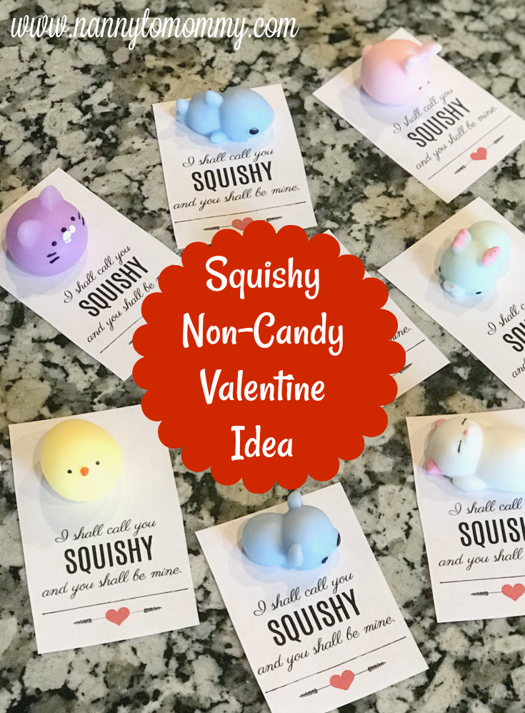 you are my squishy non candy kids valentine idea