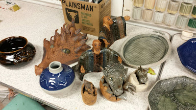 Assorted pottery by Lily L.