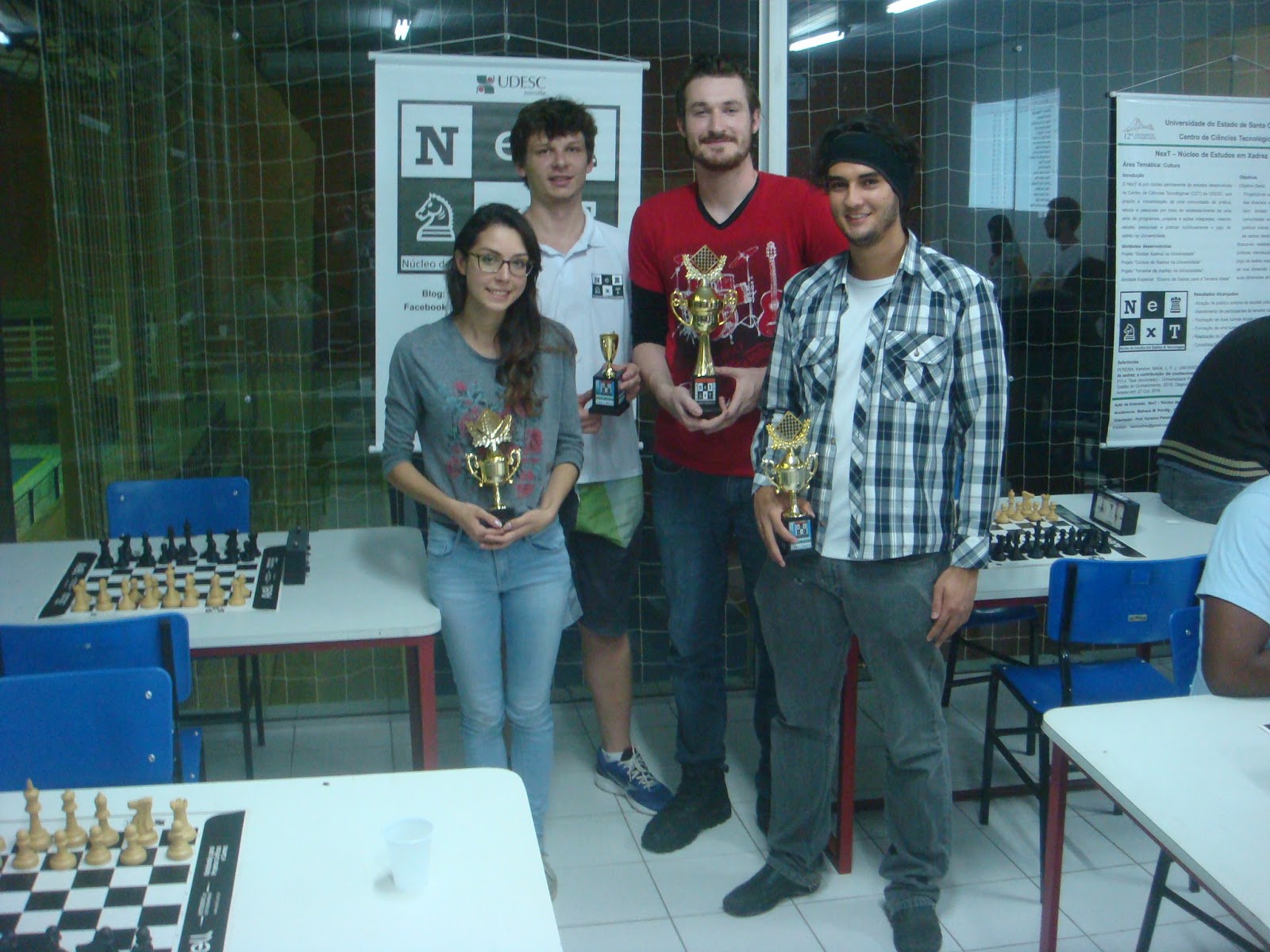 Notícia - NexT da Udesc Joinville realiza Torneio Aberto de Xadrez
